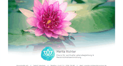 Desktop Screenshot of marita-richter.de